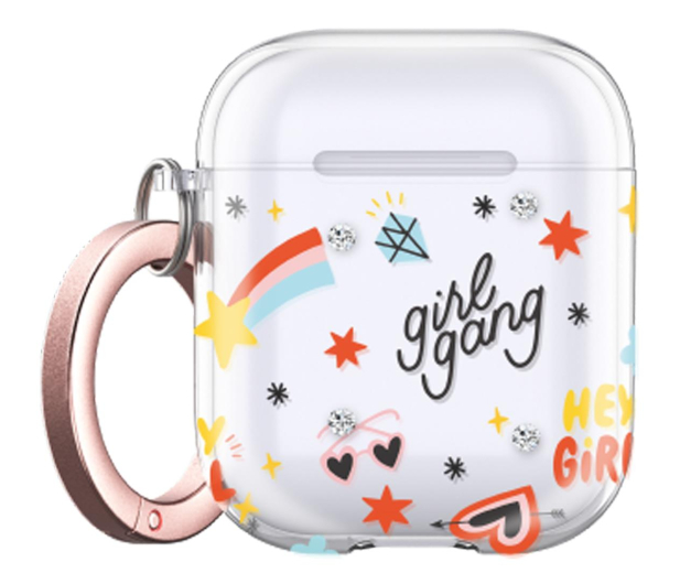 KeyBudz Elevate Swarovski do AirPods 1/2 girl power theme - 1172072 - zdjęcie